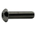 Suburban Bolt And Supply #8-32 Socket Head Cap Screw, Plain Stainless Steel, 1/4 in Length A2490100016